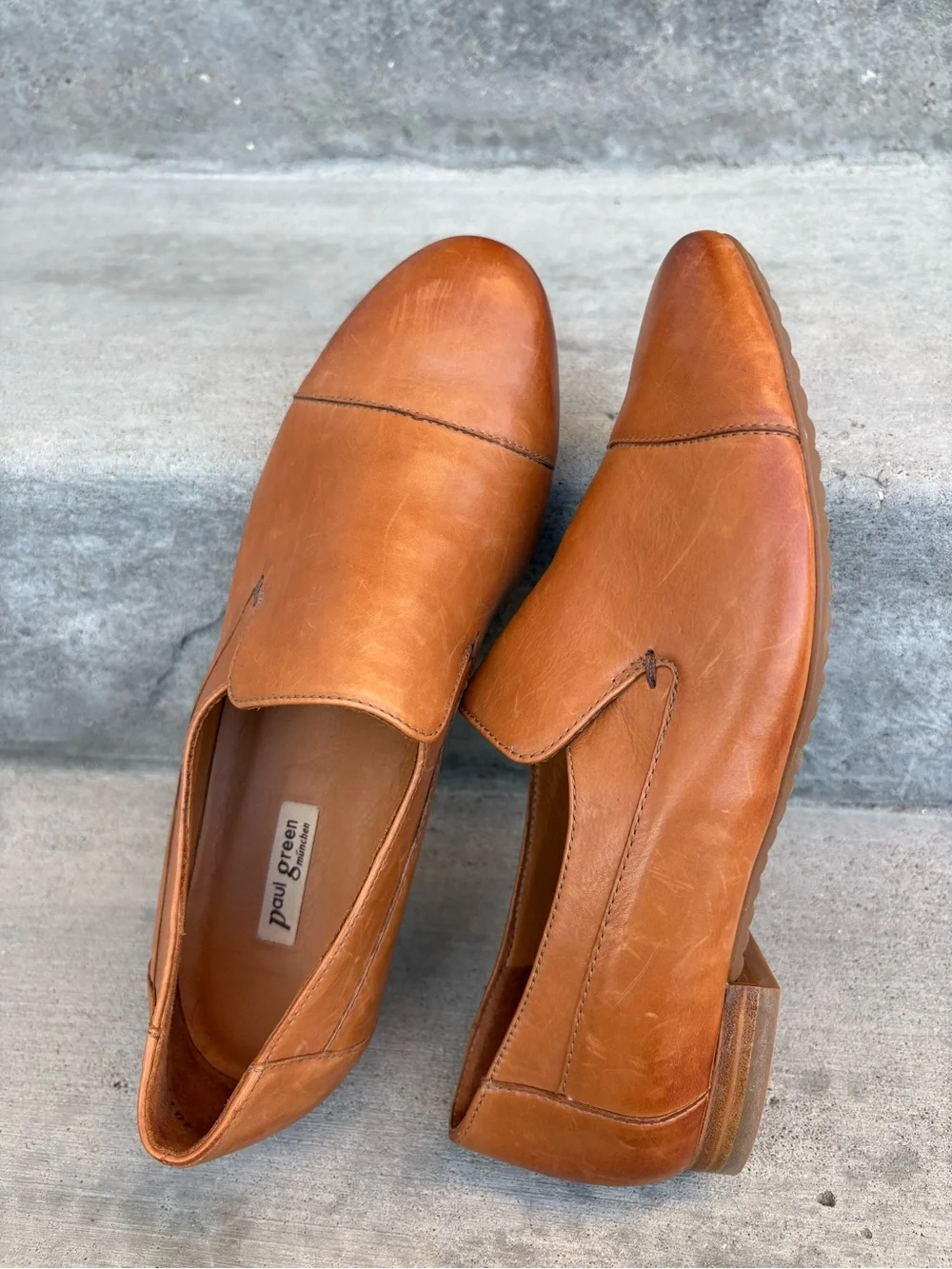 Paul Green München  Leather Slip On Loafers Women’s UK 4.5 US 7
